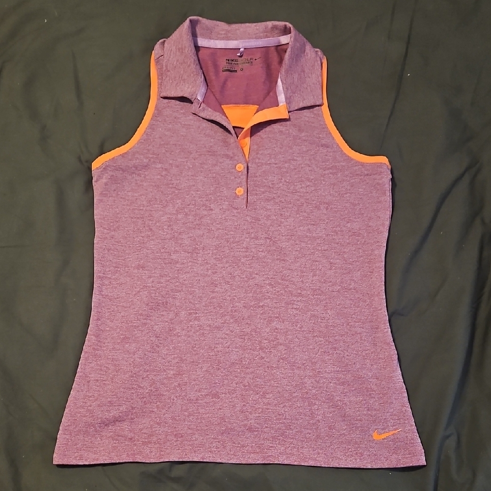 Nike Golf Tour Performance Sleeveless DRI-FIT Polo Women's S
